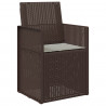 Poduszki na siedziska 2 pcs jasnoszary 47 x 36 x 2 cm Poliester