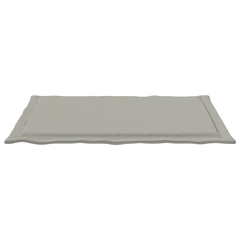 Poduszki na siedziska 2 pcs jasnoszary 47 x 36 x 2 cm Poliester