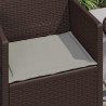 Poduszki na siedziska 4 pcs jasnoszary 47 x 36 x 2 cm Poliester
