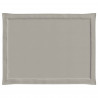 Poduszki na siedziska 4 pcs jasnoszary 47 x 36 x 2 cm Poliester