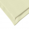 Poduszki na Siedzisko i Oparcie 2 pcs kremowy 47 x 45 x 2 cm