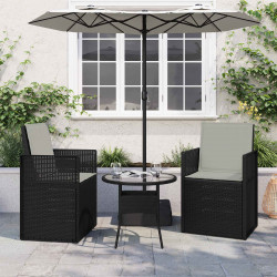 Poduszki na Siedzisko i Oparcie 2 pcs jasnoszary 47 x 45 x 2 cm