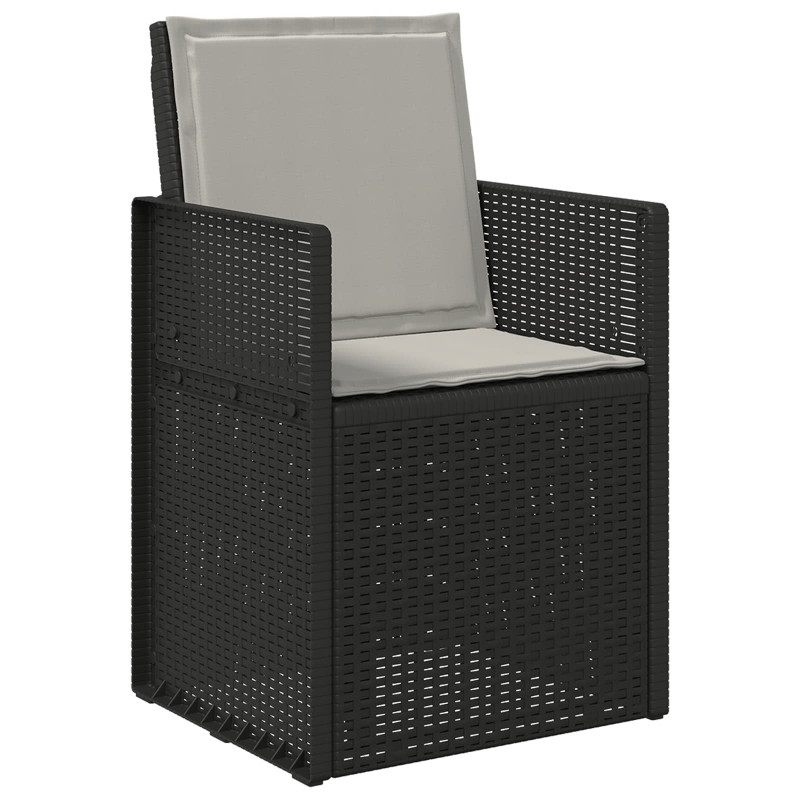 Poduszki na Siedzisko i Oparcie 2 pcs jasnoszary 47 x 45 x 2 cm