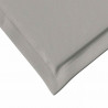 Poduszki na Siedzisko i Oparcie 2 pcs jasnoszary 47 x 45 x 2 cm