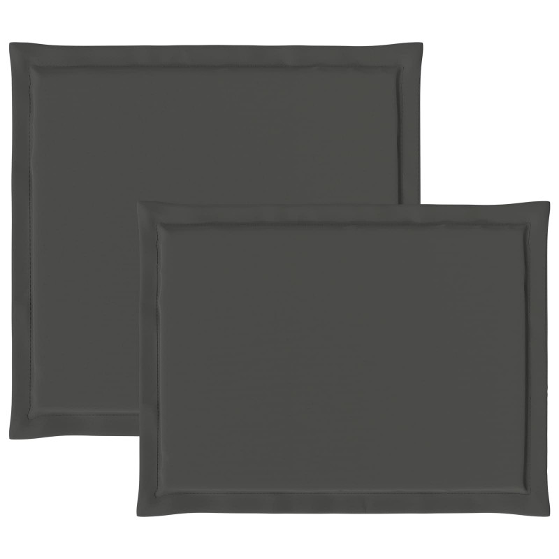 Poduszki na Siedzisko i Oparcie 4 pcs antracytowy