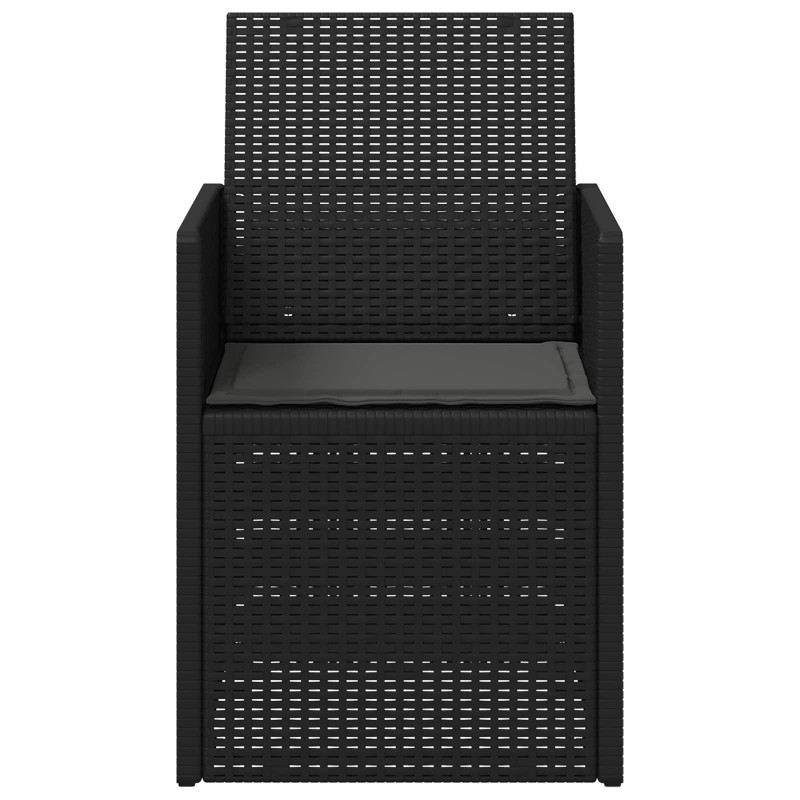 Krzesła do ogrodu 2 pcs antracytowy PP