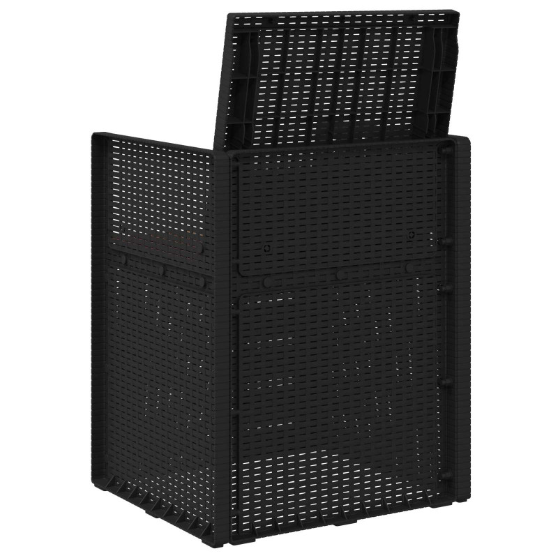 Krzesła do ogrodu 2 pcs Antracyt i taupe PP