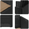 Krzesła do ogrodu 2 pcs Antracyt i taupe PP