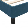 Łóżko typu Box Spring z materacami Ciemnoniebieski