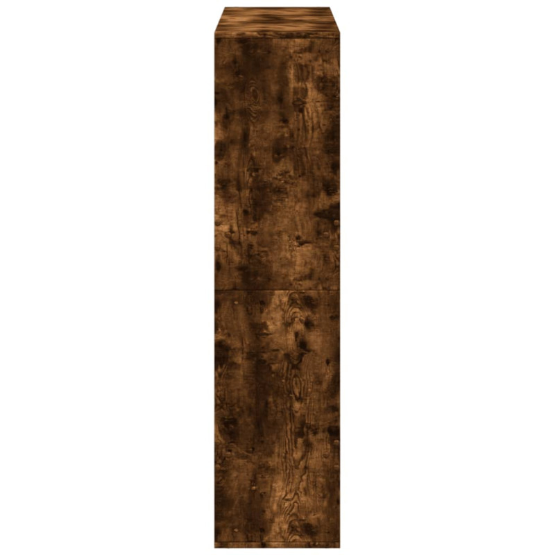 Regał, przydymiony dąb, 100x33x135 cm, materiał drewnopochodny