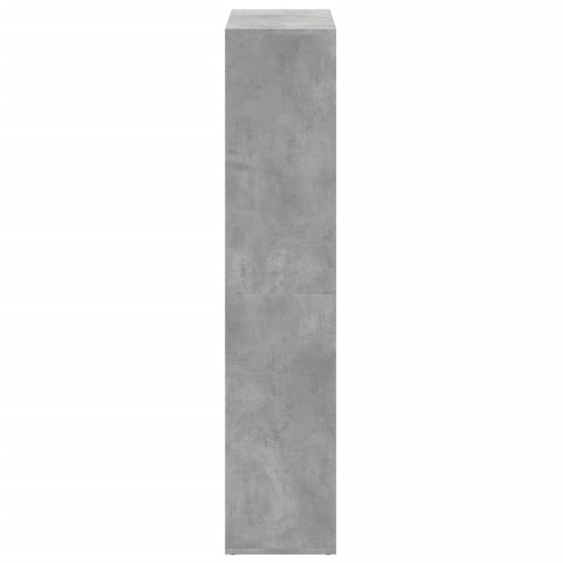 Regał przegroda, szarość betonu, 69,5x29x137,5 cm