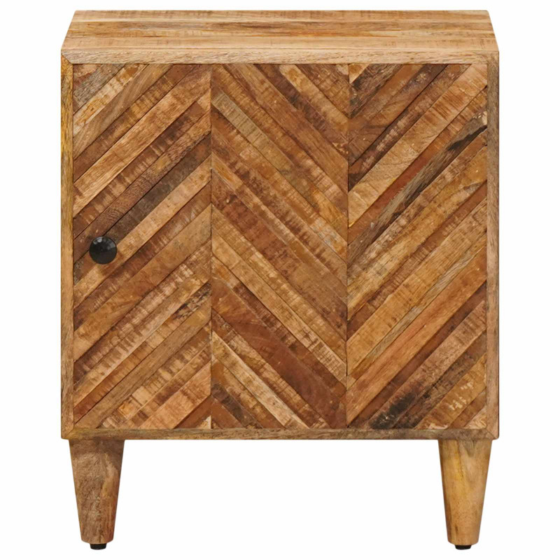 Stolik nocny 2 pcs Brązowy 40 x 33,5 x 46 cm Drewno z mango