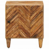 Stolik nocny 2 pcs Brązowy 40 x 33,5 x 46 cm Drewno z mango