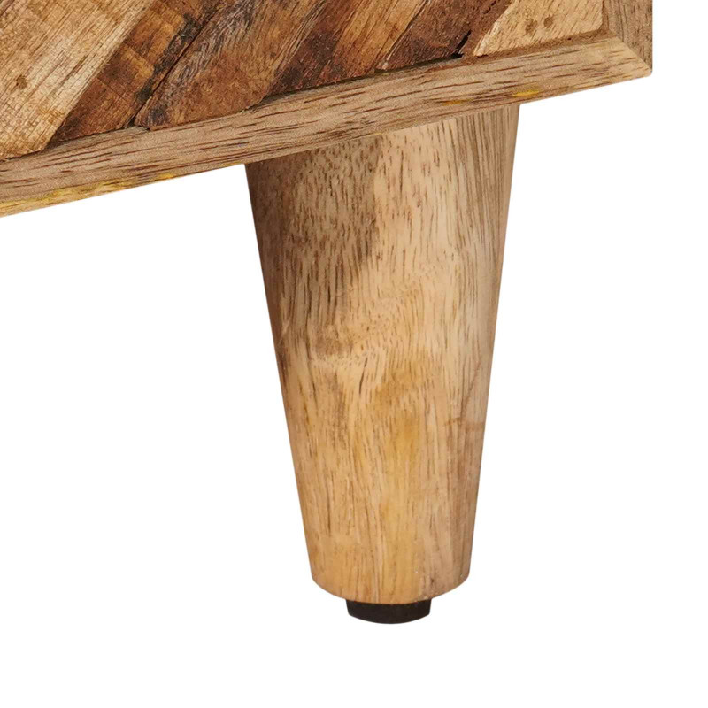 Stolik nocny 2 pcs Brązowy 40 x 33,5 x 46 cm Drewno z mango