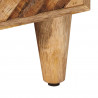 Stolik nocny 2 pcs Brązowy 40 x 33,5 x 46 cm Drewno z mango