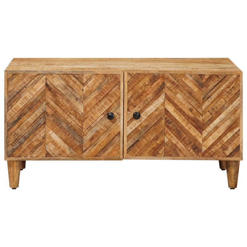 Stolik kawowy Brązowy 80 x 50 x 40 cm Drewno z mango
