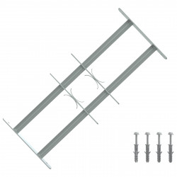Krata bezpieczeństwa do okien z 2 poprzeczkami 3 pcs 430-740 mm