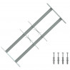 Krata bezpieczeństwa do okien z 2 poprzeczkami 3 pcs 430-740 mm