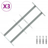 Krata bezpieczeństwa do okien z 2 poprzeczkami 3 pcs 430-740 mm