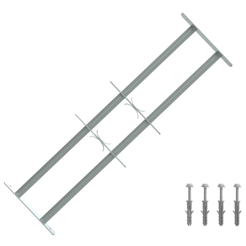 Krata bezpieczeństwa do okien z 2 poprzeczkami 3 pcs