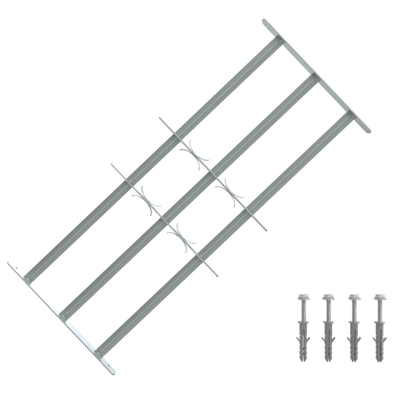 Krata zabezpieczająca do okien z 3 poprzeczkami 3 pcs