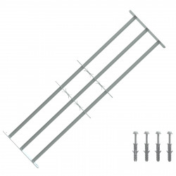 Krata zabezpieczająca do okien z 3 poprzeczkami 3 pcs
