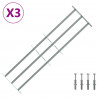 Krata zabezpieczająca do okien z 3 poprzeczkami 3 pcs