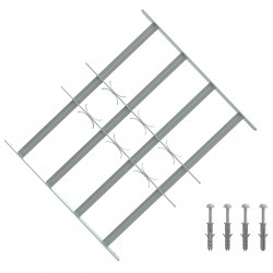 Krata zabezpieczająca do okien z 4 poprzeczkami 3 pcs