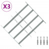 Krata zabezpieczająca do okien z 4 poprzeczkami 3 pcs