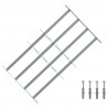 Krata zabezpieczająca do okien z 4 poprzeczkami 3 pcs