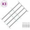 Krata zabezpieczająca do okien z 4 poprzeczkami 3 pcs