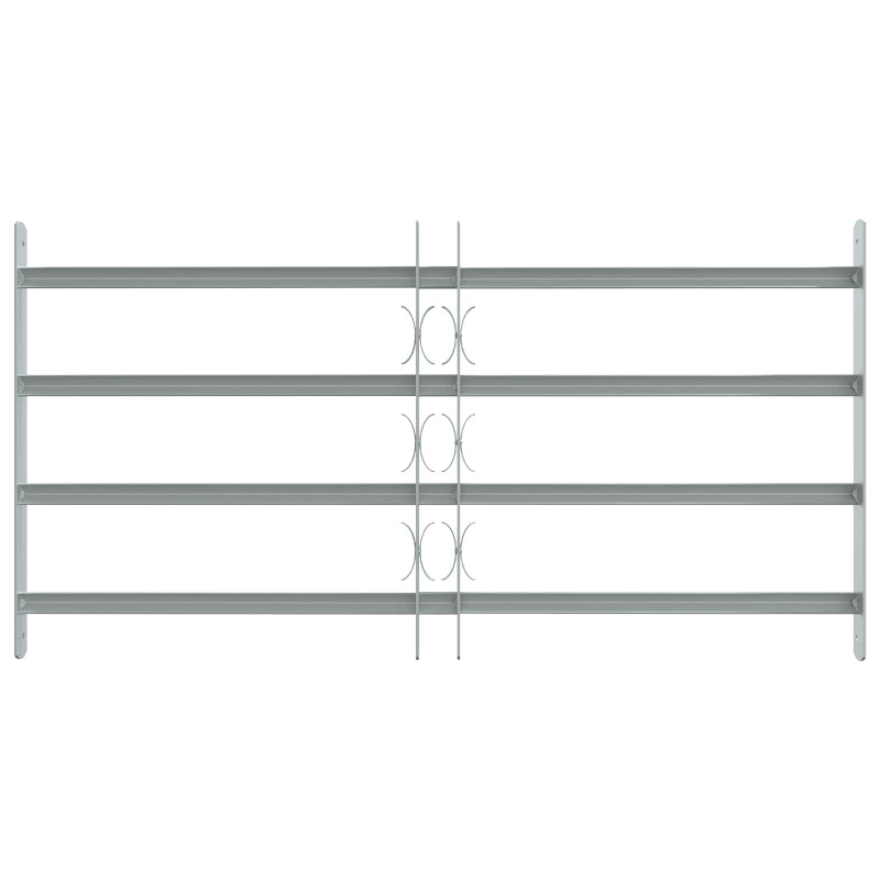 Krata zabezpieczająca do okien z 4 poprzeczkami 3 pcs