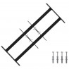 Krata bezpieczeństwa do okien z 2 poprzeczkami 3 pcs 43-74 cm