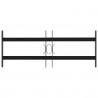Krata bezpieczeństwa do okien z 2 poprzeczkami 3 pcs 43-74 cm