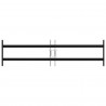 Krata bezpieczeństwa do okien z 2 poprzeczkami 3 pcs 63-114 cm