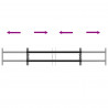 Krata bezpieczeństwa do okien z 2 poprzeczkami 3 pcs 93-174 cm