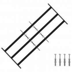 Krata zabezpieczająca do okien z 3 poprzeczkami 3 pcs 63-114 cm