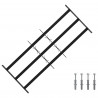 Krata zabezpieczająca do okien z 3 poprzeczkami 3 pcs 63-114 cm