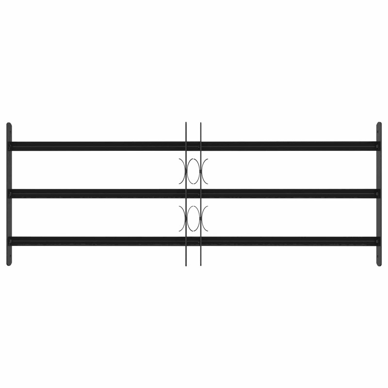 Krata zabezpieczająca do okien z 3 poprzeczkami 3 pcs 63-114 cm