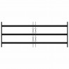 Krata zabezpieczająca do okien z 3 poprzeczkami 3 pcs 63-114 cm