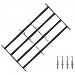 Krata zabezpieczająca do okien z 4 poprzeczkami 3 pcs 63-114 cm