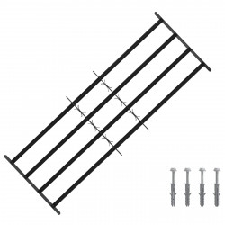 Krata zabezpieczająca do okien z 4 poprzeczkami 3 pcs 93-174 cm