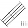 Krata zabezpieczająca do okien z 4 poprzeczkami 3 pcs 93-174 cm