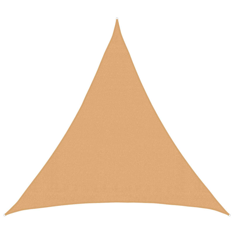 Żagiel przeciwsłoneczny piaskowy 2 x 2 x 2 m HDPE