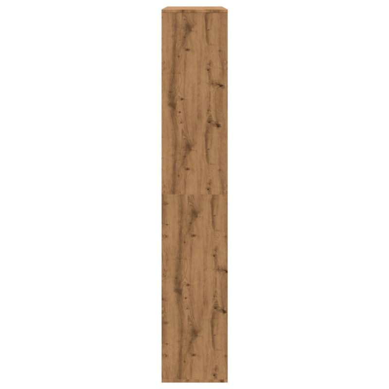 Regał, dąb artisan, 100x33x187,5 cm, materiał drewnopochodny