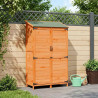 Shed ogrodowy brązowy 106,5 x 56 x 176 cm Drewno inżynieryjne