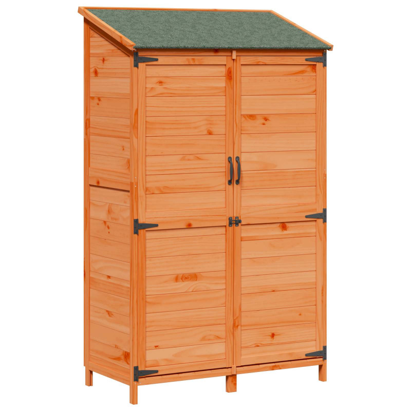 Shed ogrodowy brązowy 106,5 x 56 x 176 cm Drewno inżynieryjne