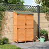 Shed ogrodowy brązowy 106,5 x 56 x 176 cm Drewno inżynieryjne