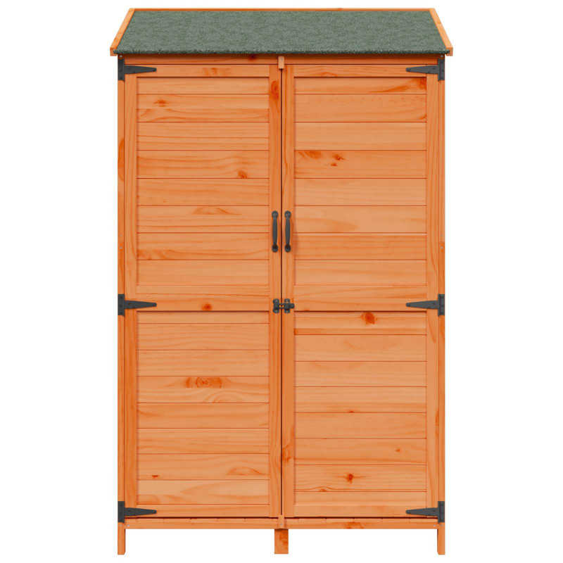 Shed ogrodowy brązowy 106,5 x 56 x 176 cm Drewno inżynieryjne