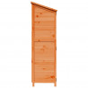 Shed ogrodowy brązowy 106,5 x 56 x 176 cm Drewno inżynieryjne